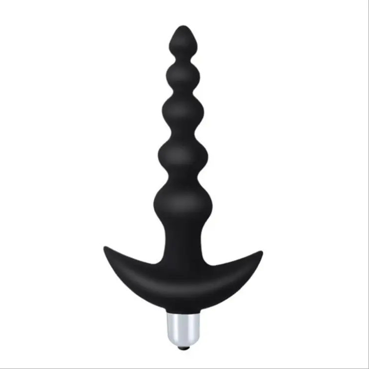 10-Frequency Vibrating Anal Plug - Waterproof Battery Powered Butt Plug for Men & Women