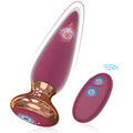 Wireless Remote Control Anal Plug - 10-Speed USB Rechargeable Vibrating Prostate Massager
