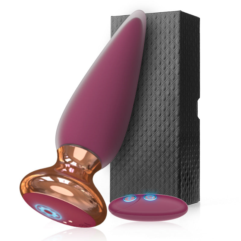 Wireless Remote Control Anal Plug - 10-Speed USB Rechargeable Vibrating Prostate Massager