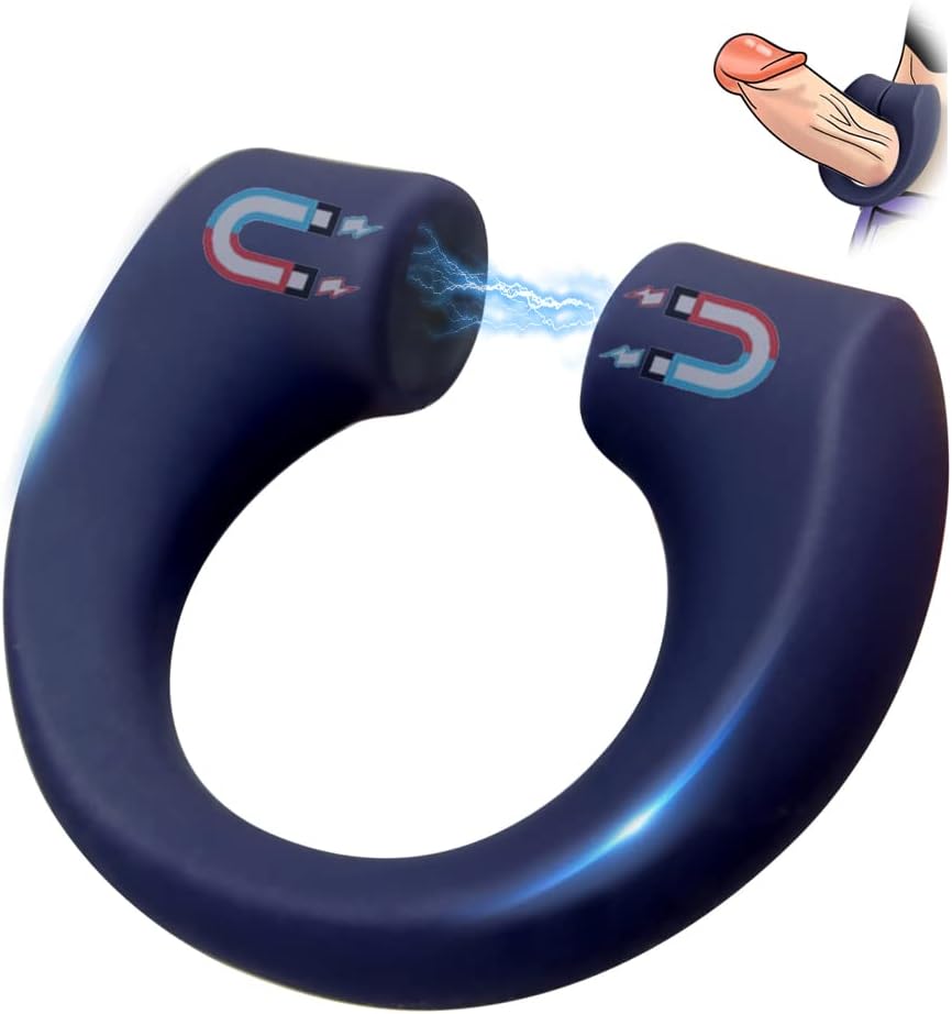 10-Speed Vibrating Cock Ring with Wireless Remote - Waterproof Stamina Booster Ring - USB Charging