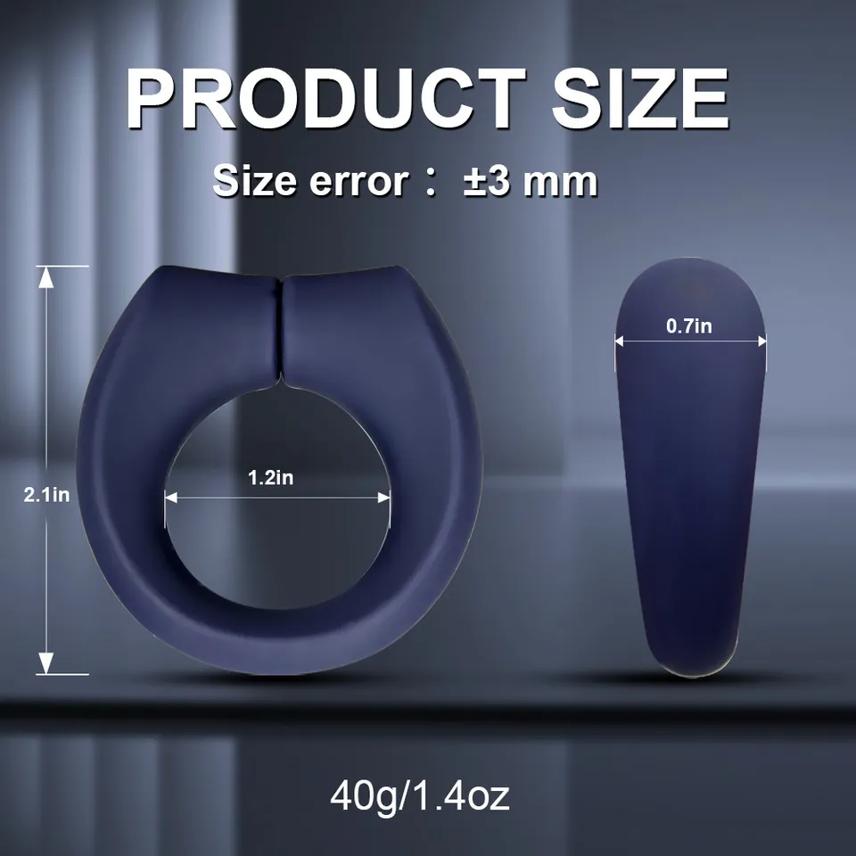 10-Speed Vibrating Cock Ring with Wireless Remote - Waterproof Stamina Booster Ring - USB Charging