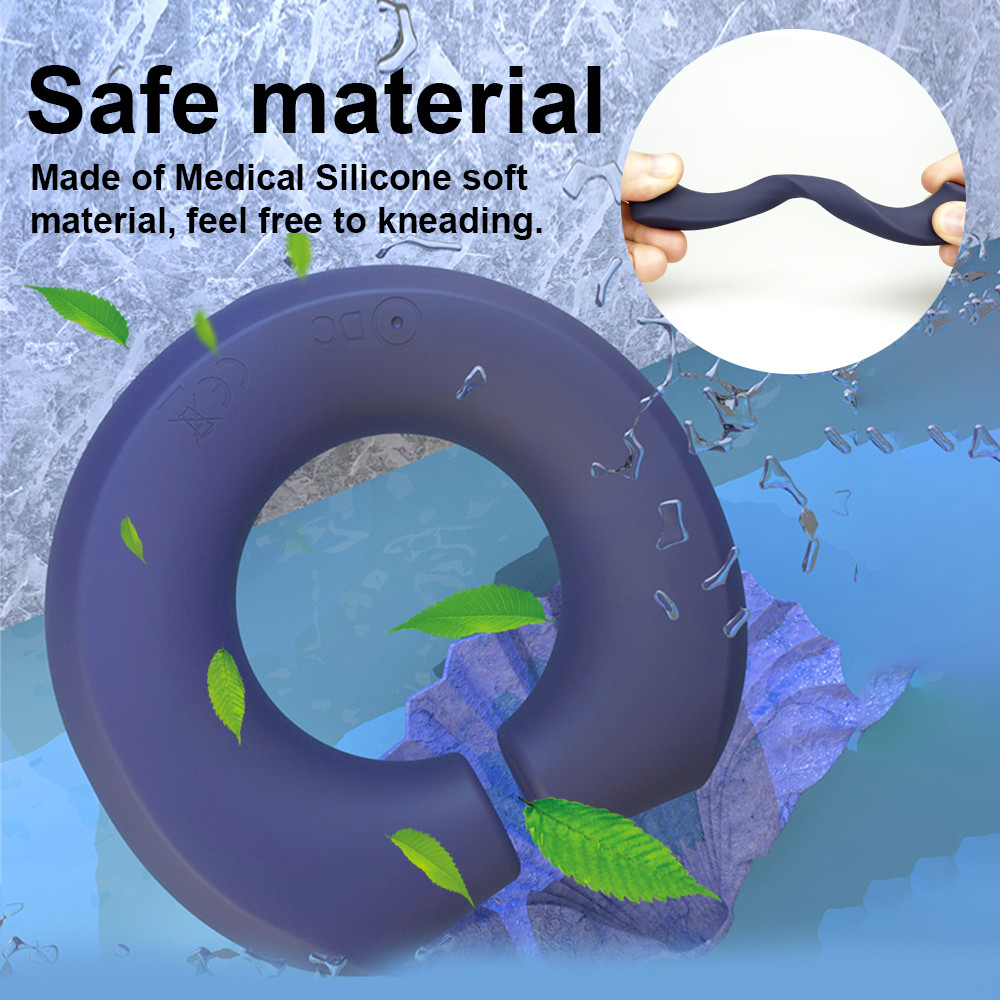 10-Speed Vibrating Cock Ring with Wireless Remote - Waterproof Stamina Booster Ring - USB Charging