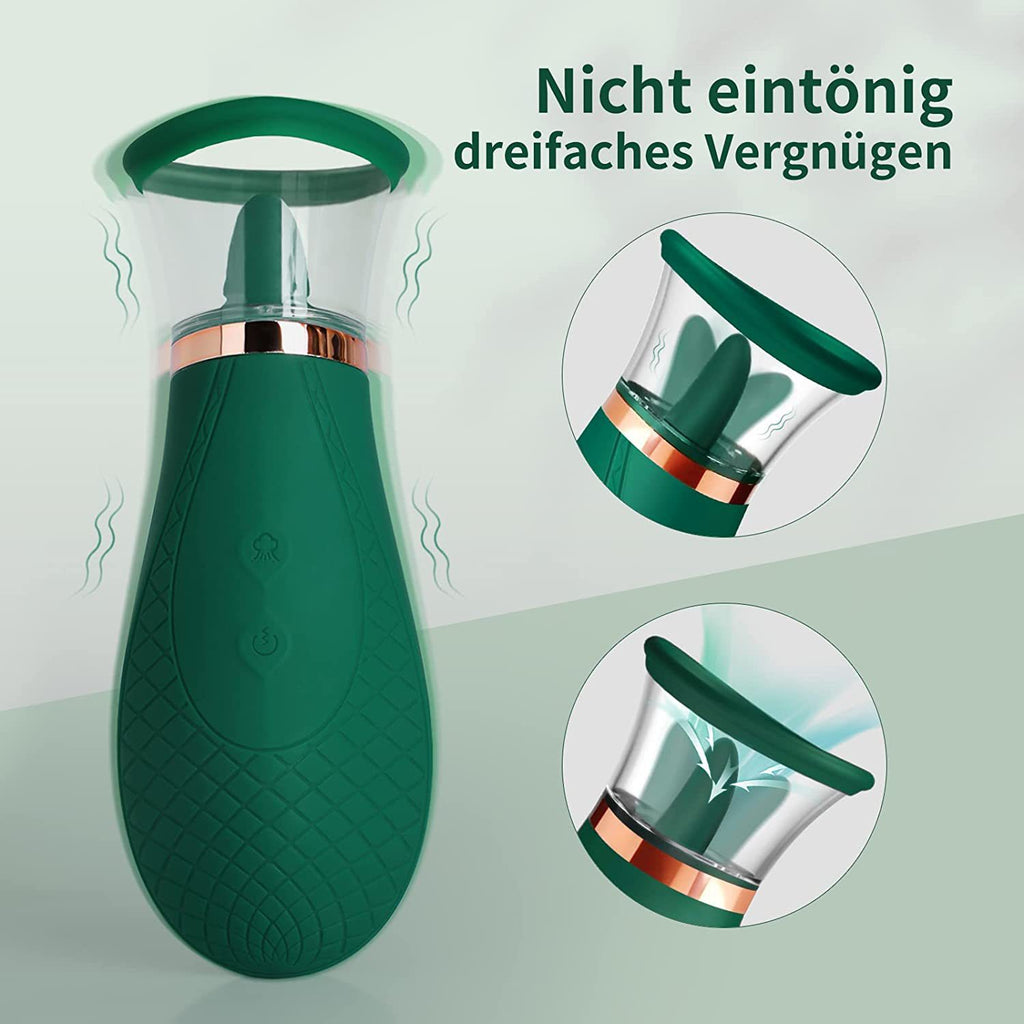 Luxurious Dual-Action Intimate Device – 12 Combined Settings USB Rechargeable Massager