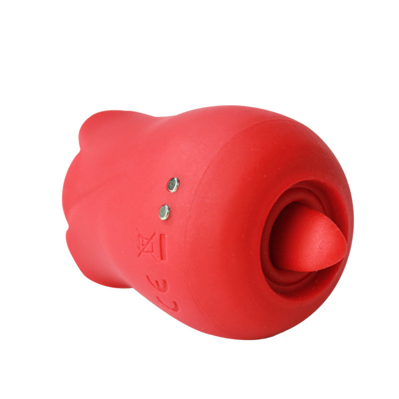 2-in-1 Suction & Licking Vibrator – Waterproof Silicone Intimate Massager