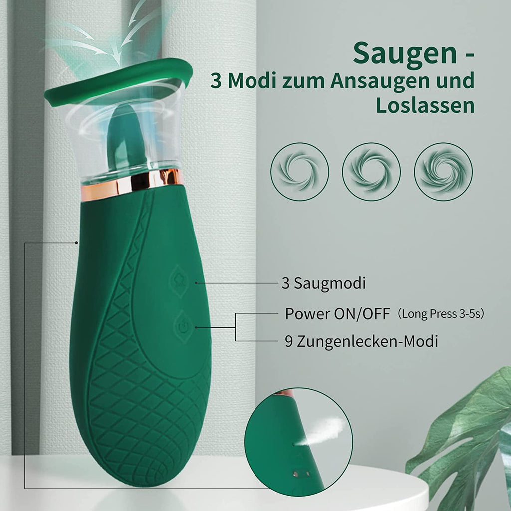 Luxurious Dual-Action Intimate Device – 12 Combined Settings USB Rechargeable Massager