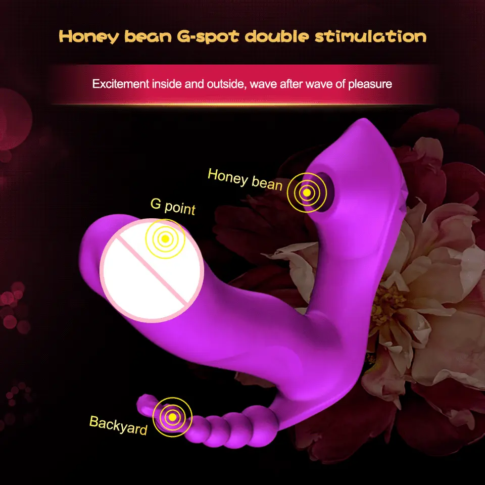 Luxury Warming Massager – 7-Mode Suction & Vibration with Wireless Remote