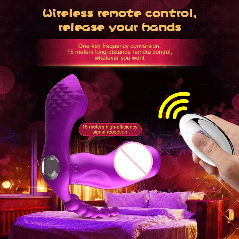 Luxury Warming Massager – 7-Mode Suction & Vibration with Wireless Remote