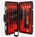 Ultra-Luxury Genuine Leather Bondage Set - Professional 4.5kg Heavy Duty Restraint Kit