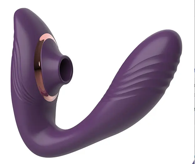 2-in-1 Suction & Vibration Massager – 100 Sensation Patterns USB Rechargeable Silicone Toy