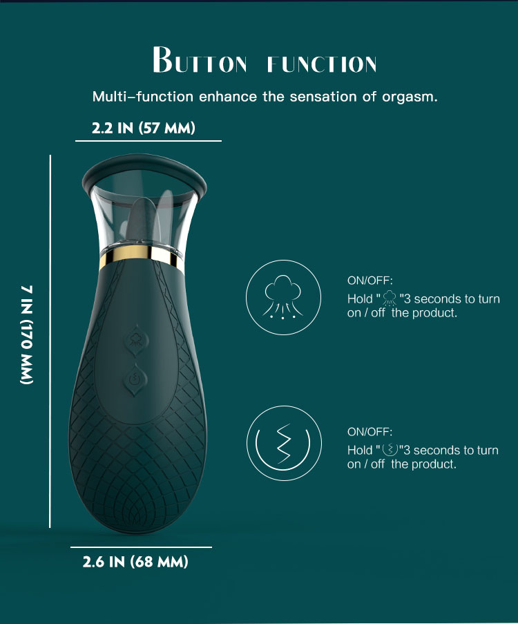 Luxurious Dual-Action Intimate Device – 12 Combined Settings USB Rechargeable Massager