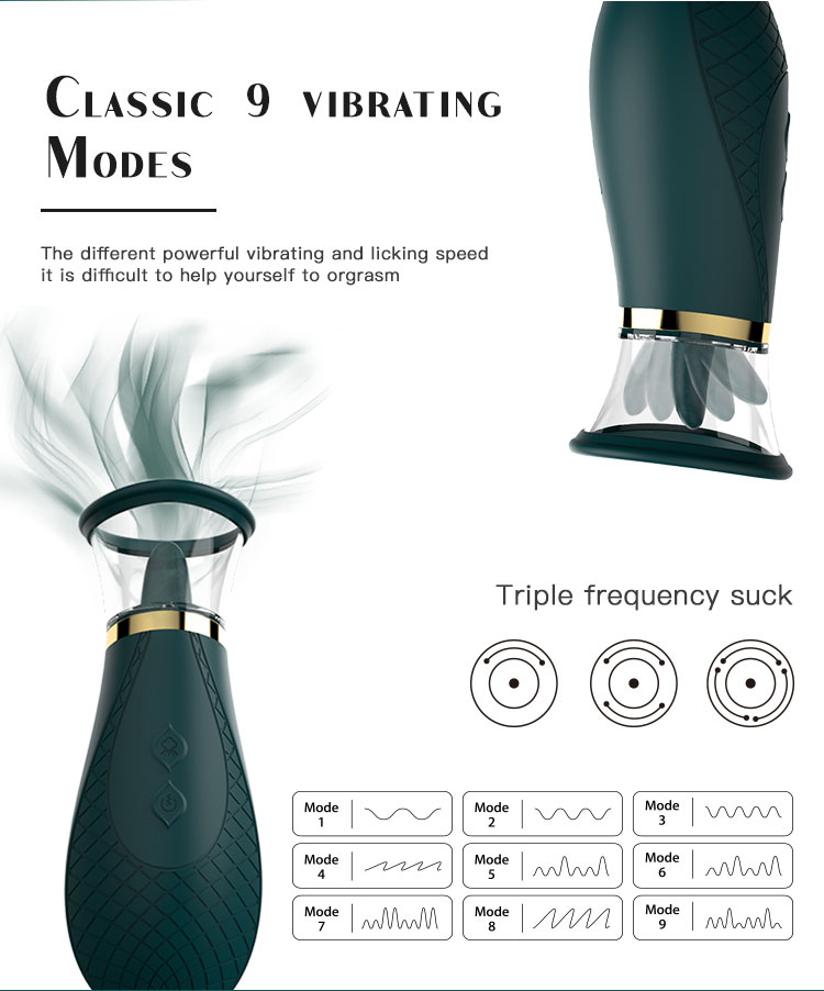 Luxurious Dual-Action Intimate Device – 12 Combined Settings USB Rechargeable Massager