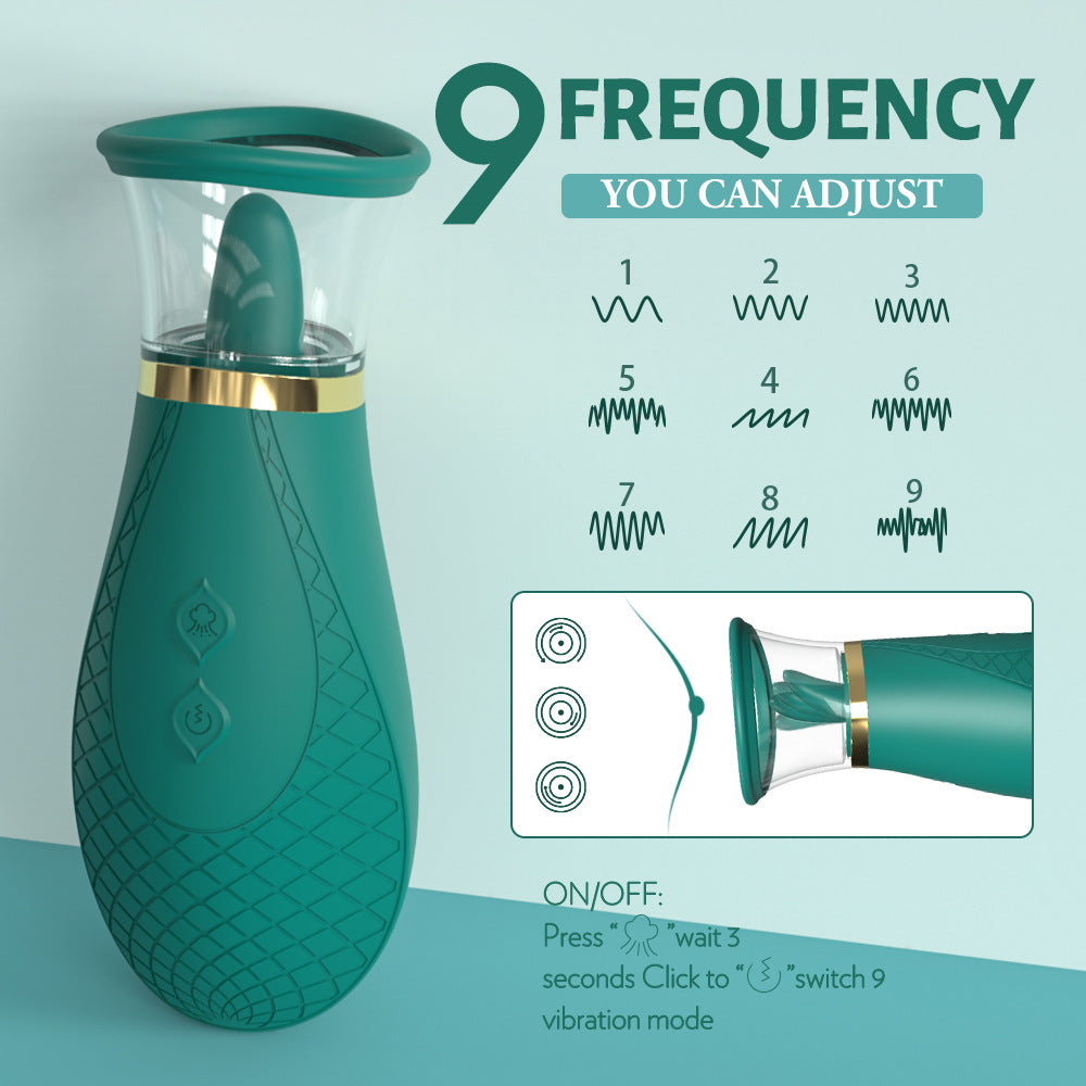 Luxurious Dual-Action Intimate Device – 12 Combined Settings USB Rechargeable Massager