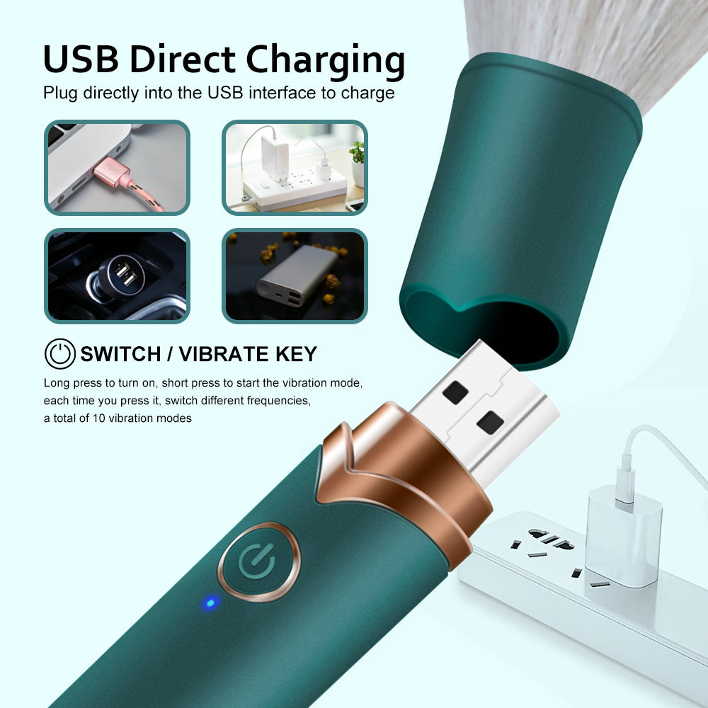 Personal Wand Massager – 10 Vibration Levels USB Rechargeable Body-Safe Silicone