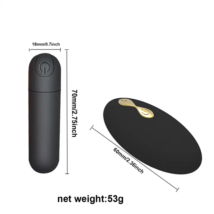 Wireless Remote Control Vibrator – 10 Modes USB Rechargeable Full-Body Massager