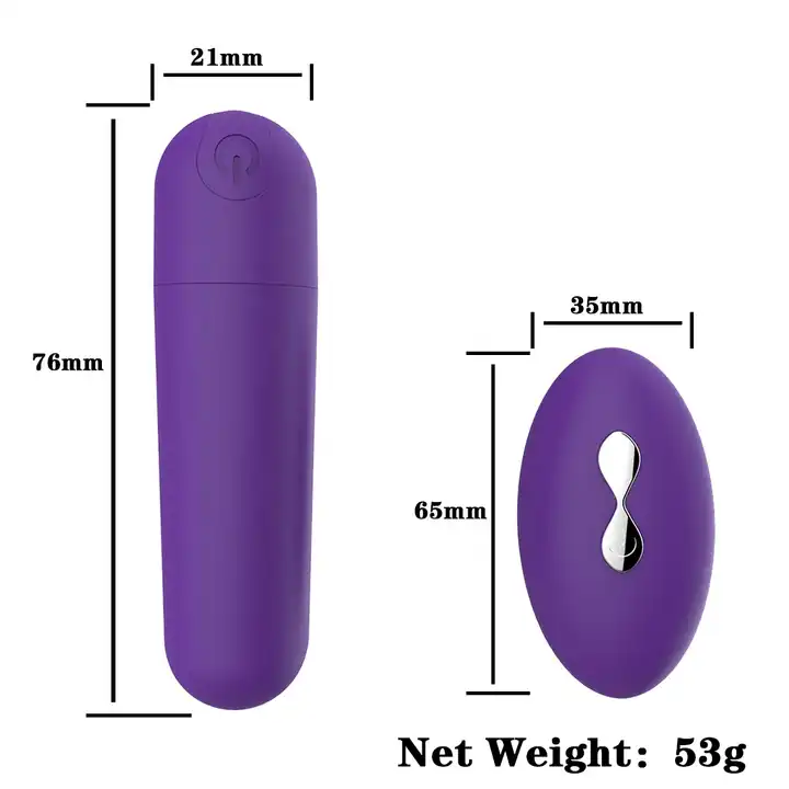 Wireless Remote Control Vibrator – 10 Modes USB Rechargeable Full-Body Massager