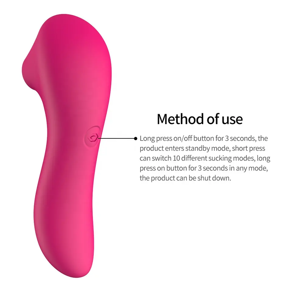 2-in-1 Suction & Vibration Massager – Compact USB Rechargeable Silicone Device