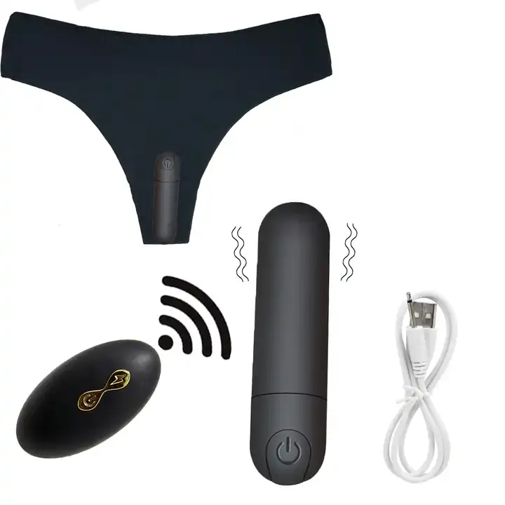 Wireless Remote Control Vibrator – 10 Modes USB Rechargeable Full-Body Massager
