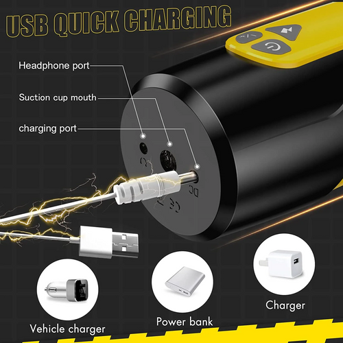 7 Rotating & 3 Thrusting Personal Massager – USB Rechargeable Handheld Intimate Device