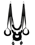 Elite Series Adjustable Body Bondage Swing - Heavy Duty Padded Suspension System - 880g Professional Grade