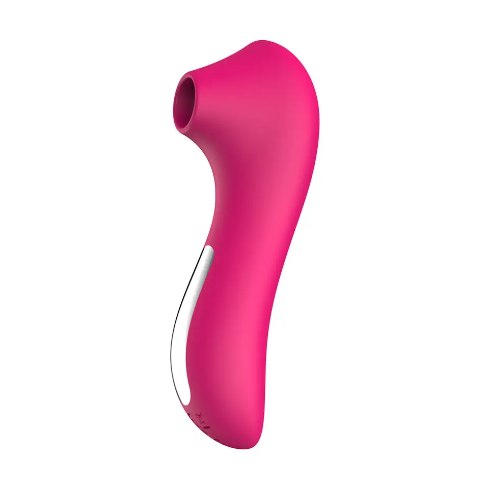 2-in-1 Suction & Vibration Massager – Compact USB Rechargeable Silicone Device