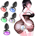 9.4" Light-Up Vibrating Anal Plug with Remote - 10-Speed USB Rechargeable Long Butt Plug
