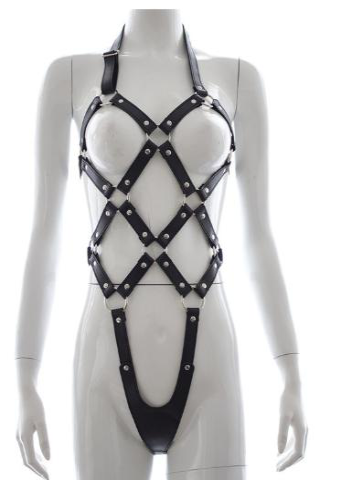 Premium Adjustable Body Harness - Lightweight Full Body Bondage Restraint (274g)