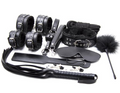 Elite Series Genuine Leather Bondage Set - Fully Adjustable Body Restraints - 660g Professional Kit
