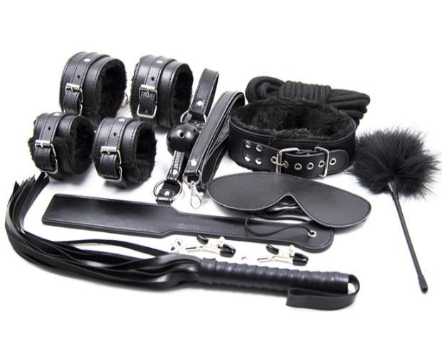 Elite Series Genuine Leather Bondage Set - Fully Adjustable Body Restraints - 660g Professional Kit
