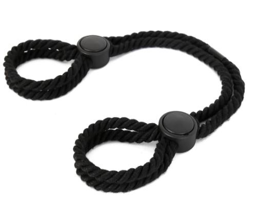 Adjustable Soft Rope Cuffs – 41g Lightweight Shibari-Style Wrist Restraints – Comfortable Cotton Bondage Handcuffs