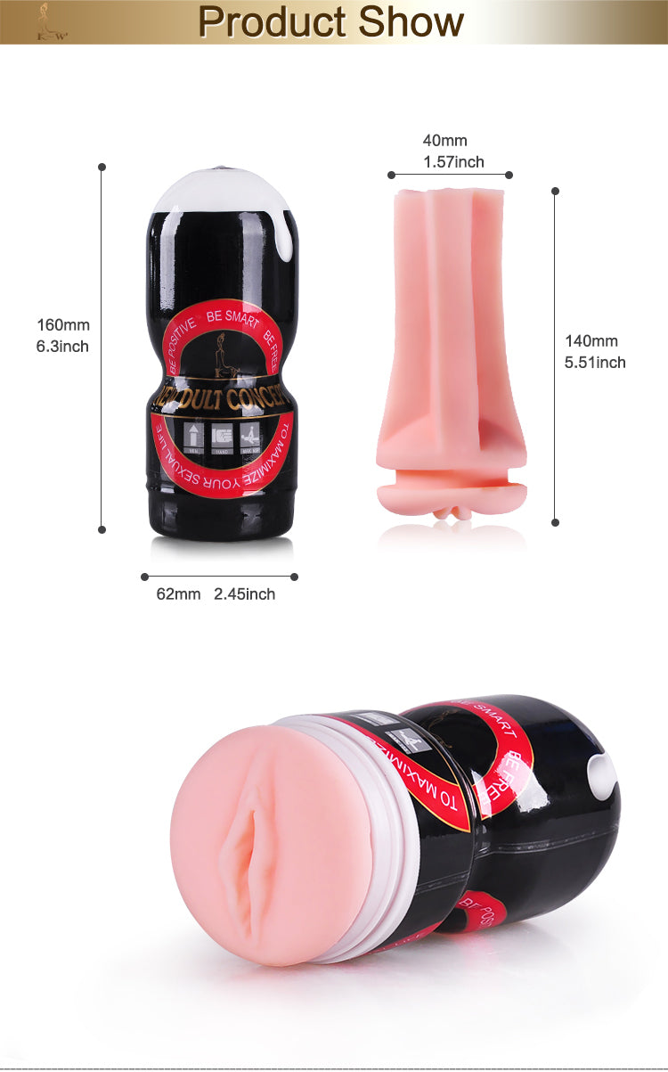 Bliss For Him Male Masturbator Cup 160mm Soft Sleev