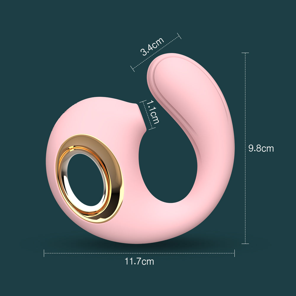 10-Frequency Sucking Vibrator – Fast USB Rechargeable Waterproof Massager