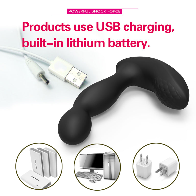 Dual Motor Remote Control Anal Plug - 10-Speed Weighted 280g Vibrating Prostate Massager