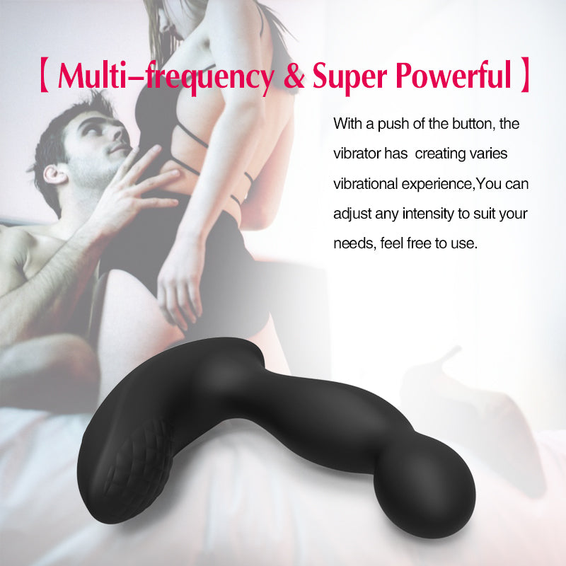Dual Motor Remote Control Anal Plug - 10-Speed Weighted 280g Vibrating Prostate Massager