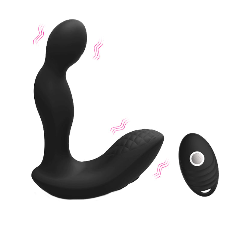 Dual Motor Remote Control Anal Plug - 10-Speed Weighted 280g Vibrating Prostate Massager