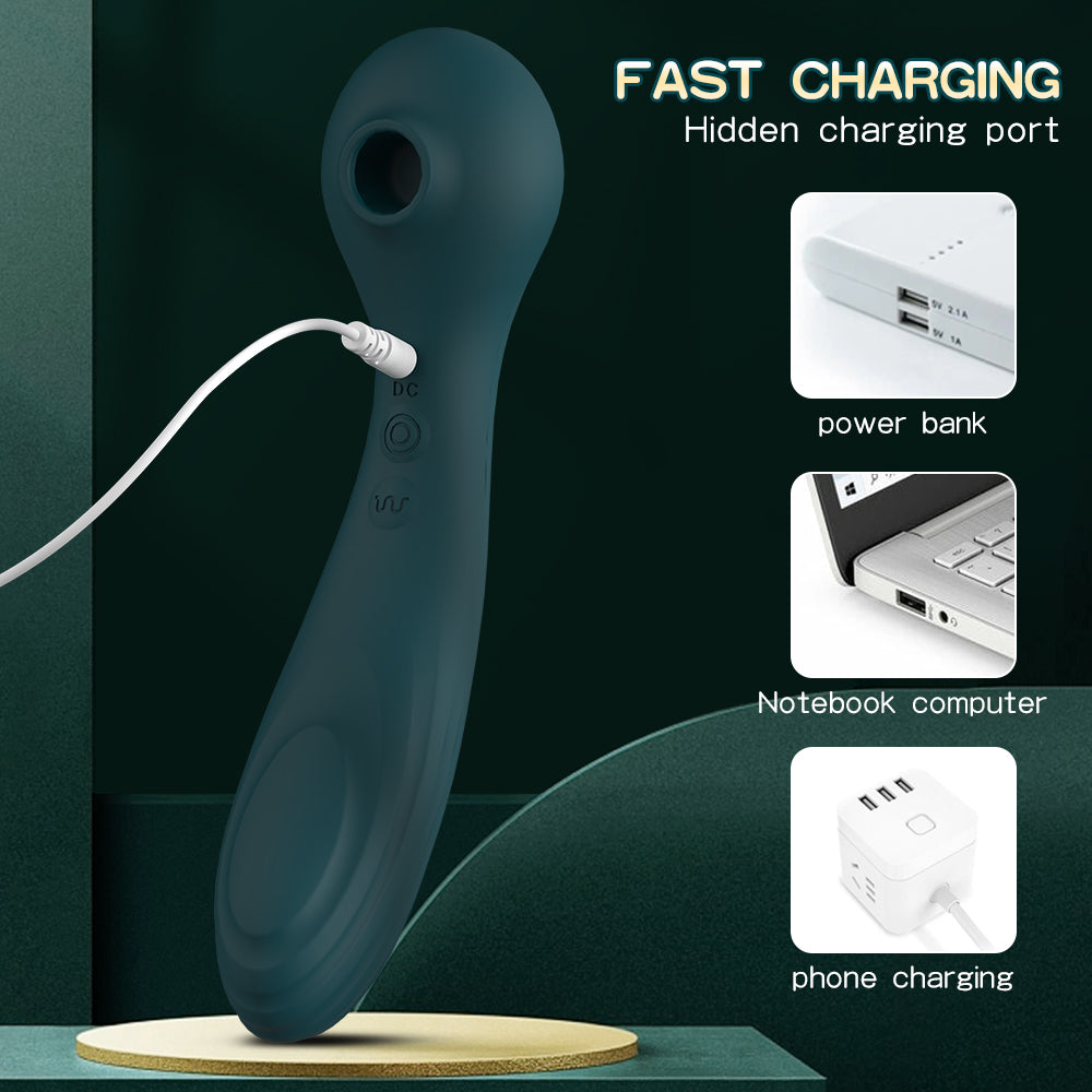 Double-Power Personal Massager – 12-Speed Compact Silicone Wellness Device