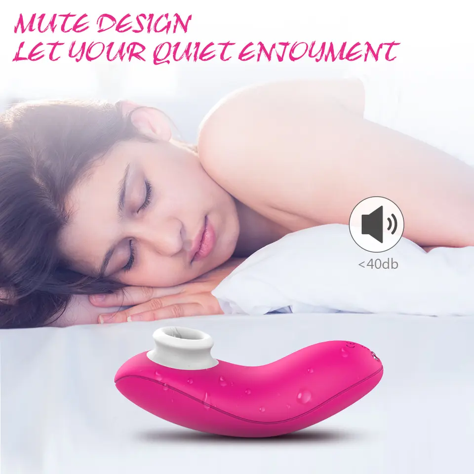 9-Mode Sucking Massager – Compact USB Rechargeable Silicone Vibrator