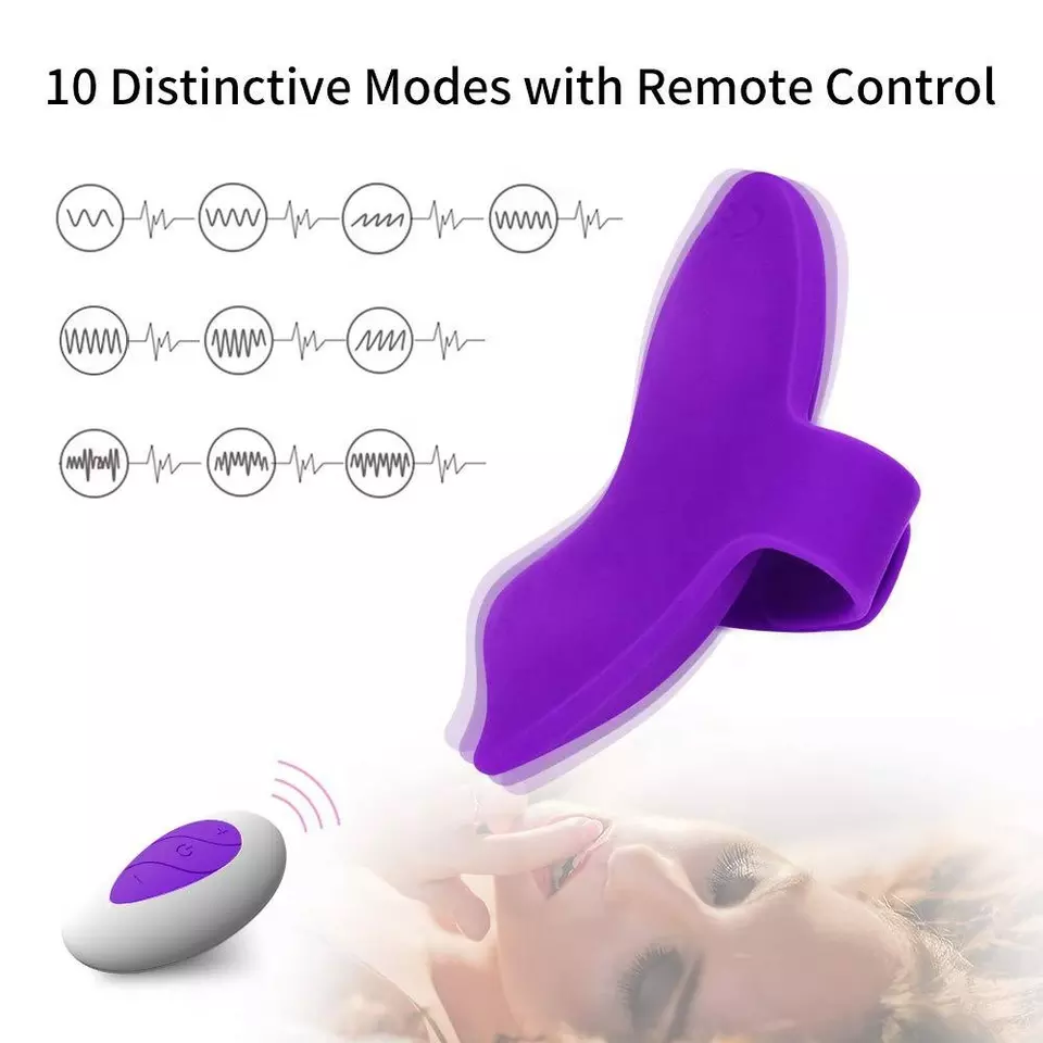 Personal Wellness Device – 10-Speed Remote-Controlled Silicone Massager