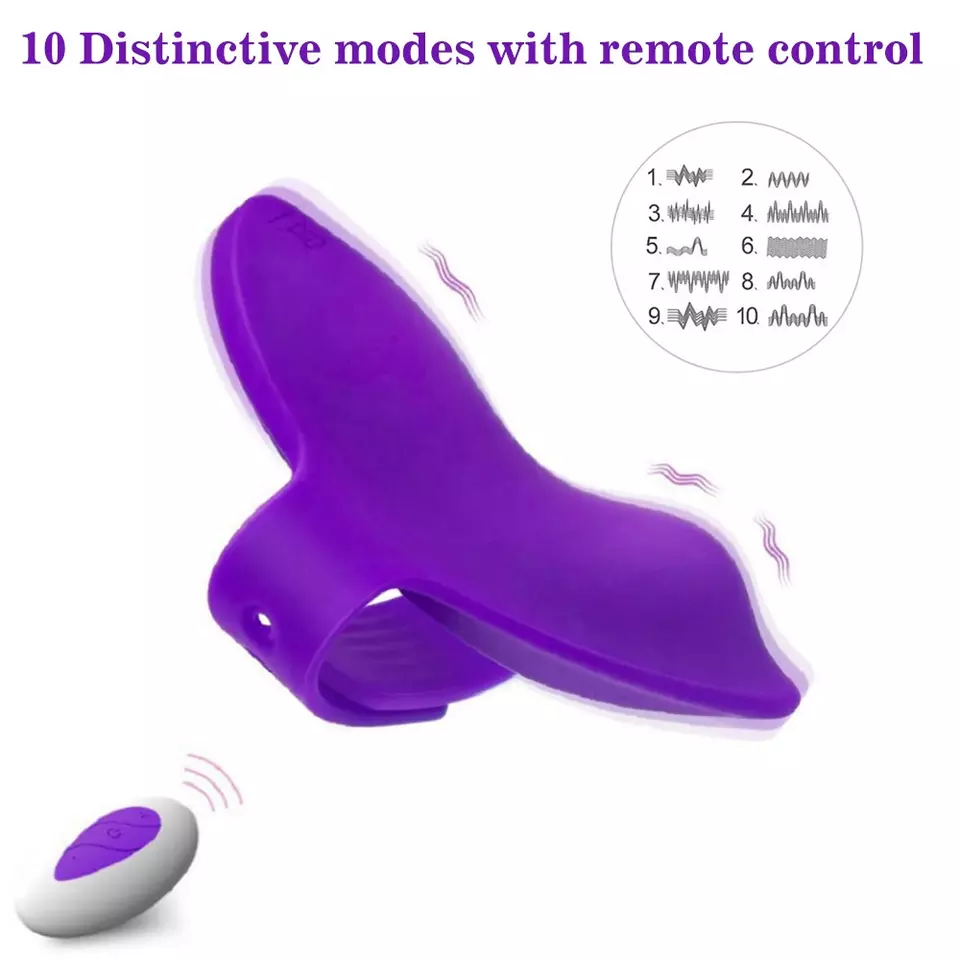 Personal Wellness Device – 10-Speed Remote-Controlled Silicone Massager