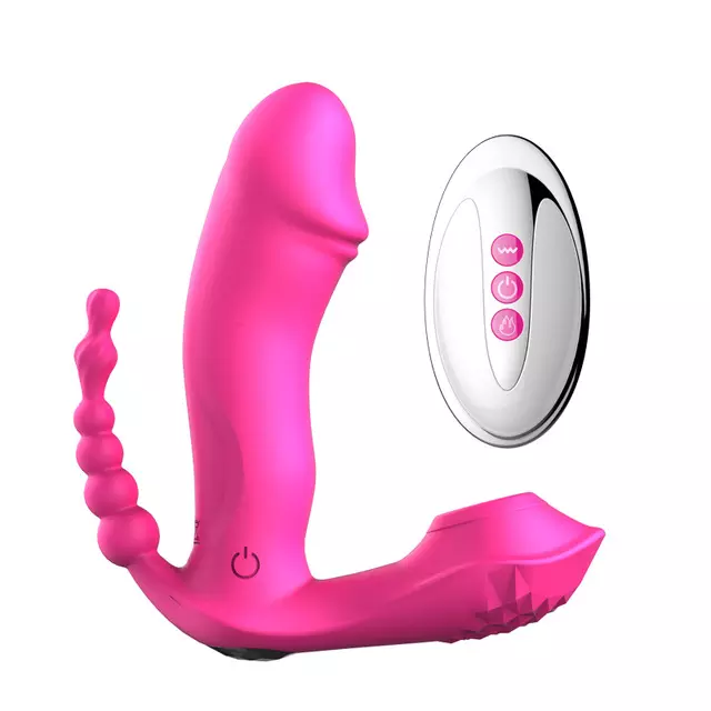 Luxury Warming Massager – 7-Mode Suction & Vibration with Wireless Remote