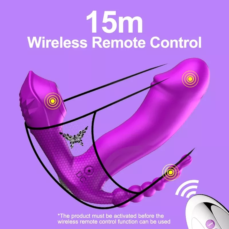 Luxury Warming Massager – 7-Mode Suction & Vibration with Wireless Remote