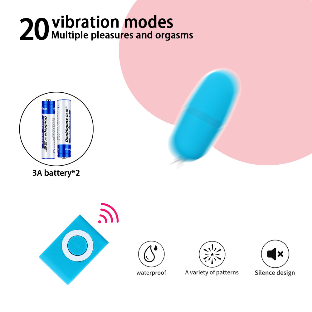 20-Frequency Personal Massager – Portable Multi-Speed Vibrator for Full-Body Relief