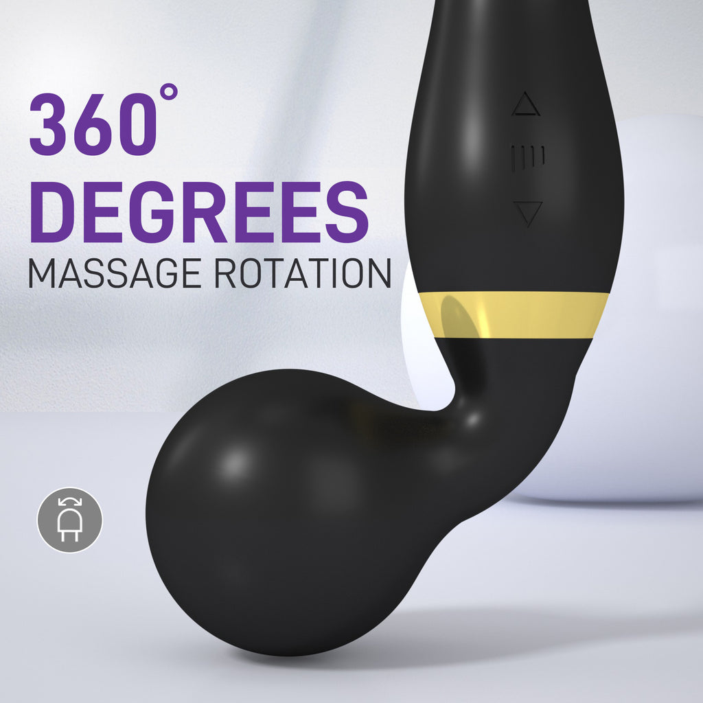Double Power Intimate Massager – Dual Motor USB Rechargeable Silicone Device