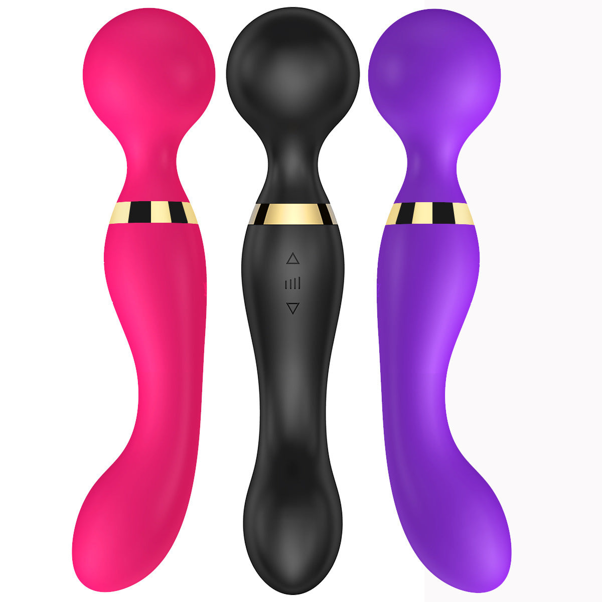Double Power Intimate Massager – Dual Motor USB Rechargeable Silicone Device
