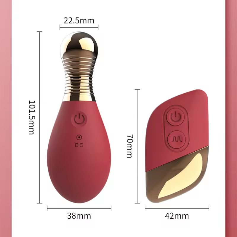 Unique Ergonomic Remote Vibrator – Wireless USB Rechargeable Silicone Massager
