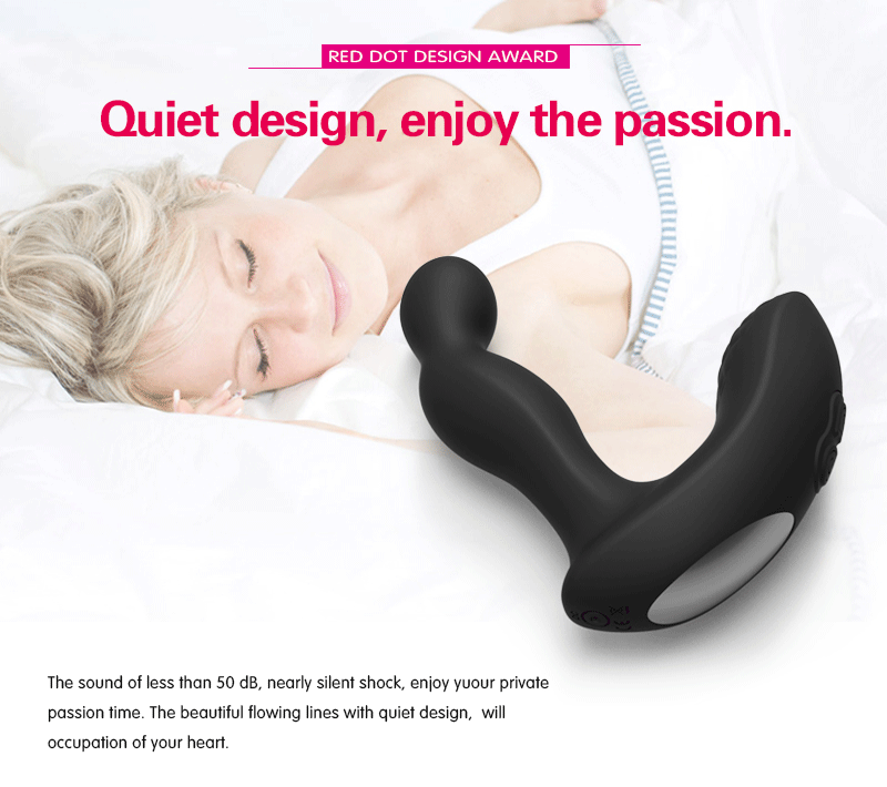 Dual Motor Remote Control Anal Plug - 10-Speed Weighted 280g Vibrating Prostate Massager
